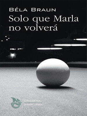 cover image of Solo que Marla no volverá